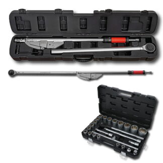 K26AUG1 - Powerhand 3/4" Torque Wrench & Sockets Deal Pack