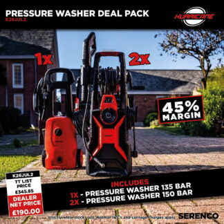 K26JUL2 - Hurricane Pressure Washer Deal Pack