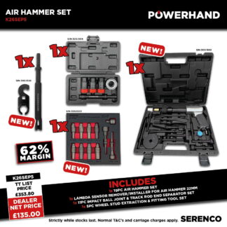 K26SEP5 - Powerhand Air Hammer Set