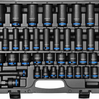 1/2" Master Impact Socket Set Shallow and Deep + UJ + EXT