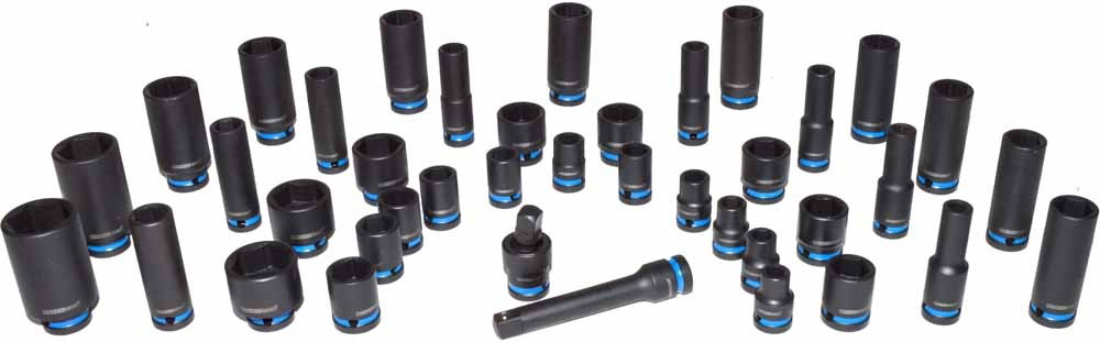 1/2" Master Impact Socket Set Shallow and Deep + UJ + EXT - Image 2