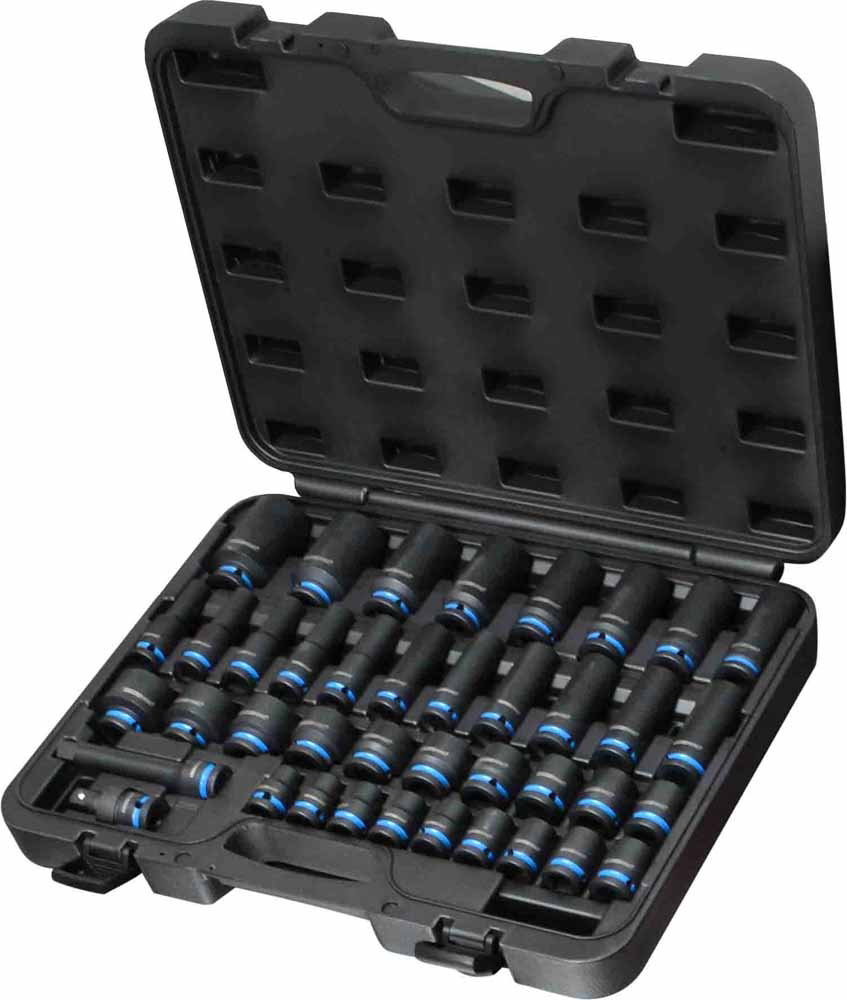 1/2" Master Impact Socket Set Shallow and Deep + UJ + EXT - Image 3