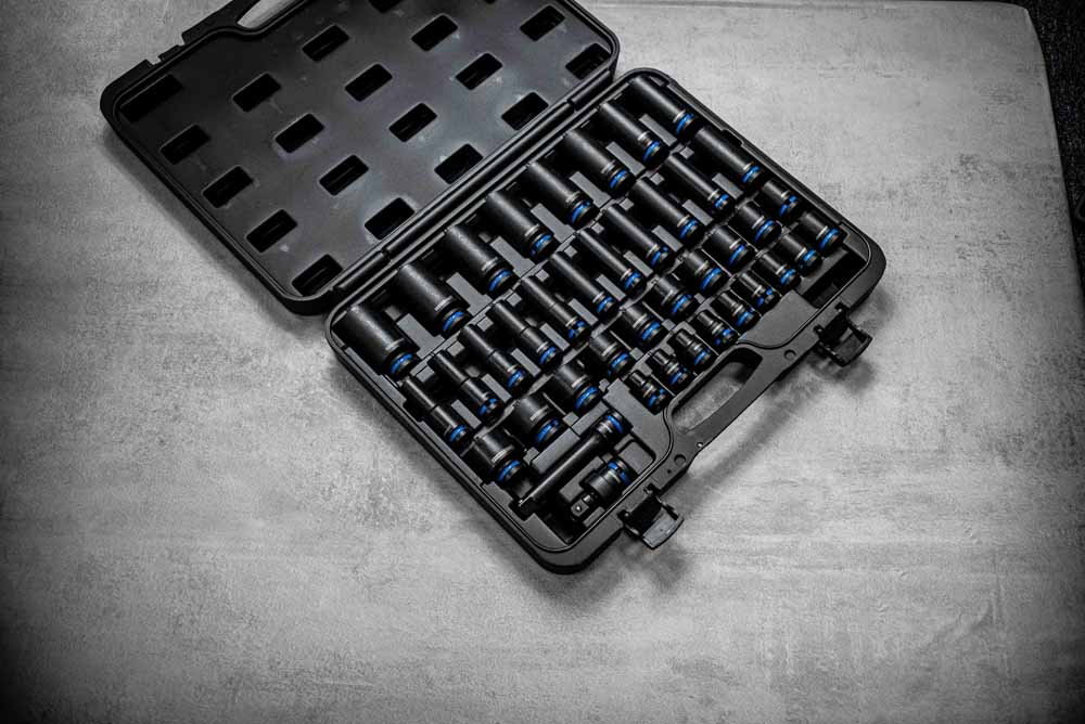 1/2" Master Impact Socket Set Shallow and Deep + UJ + EXT - Image 4