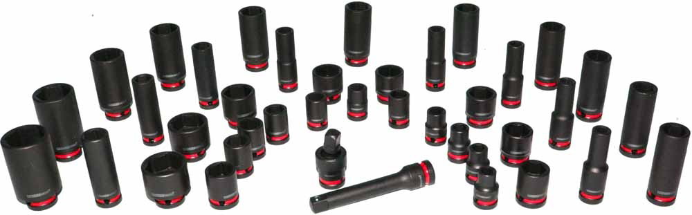 3/8" Impact Socket Set 6-24mm Shallow and Deep + UJ + Ext - Image 3
