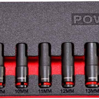 3/8" Deep Impact Socket Set in EVA Foam 6-16mm