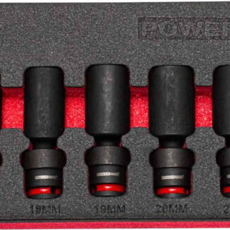 3/8" Deep Swivel Impact Socket Set 16-22mm