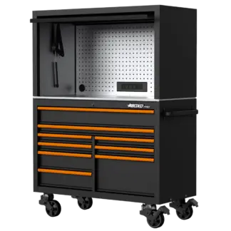 53 Inch Stack With Hutch Gloss Black With Trim Colour Options