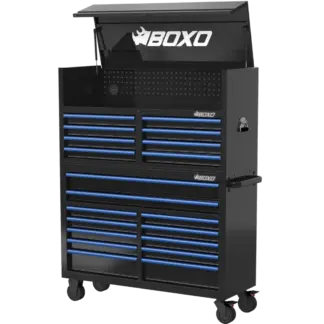 53 Inch Black Toolbox Stack