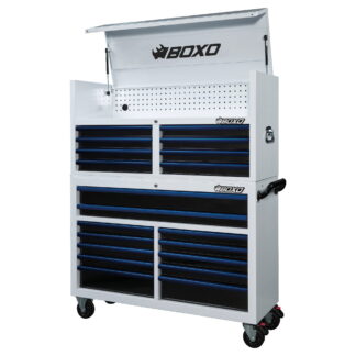 53 Inch White Toolbox Stack