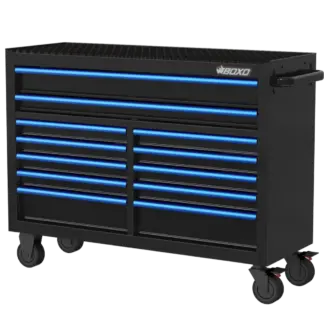 53 Inch Roll Cabinet Black