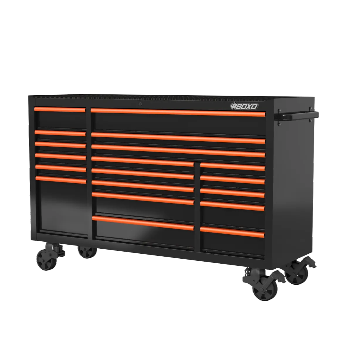 72 Inch Roll Cabinet Black