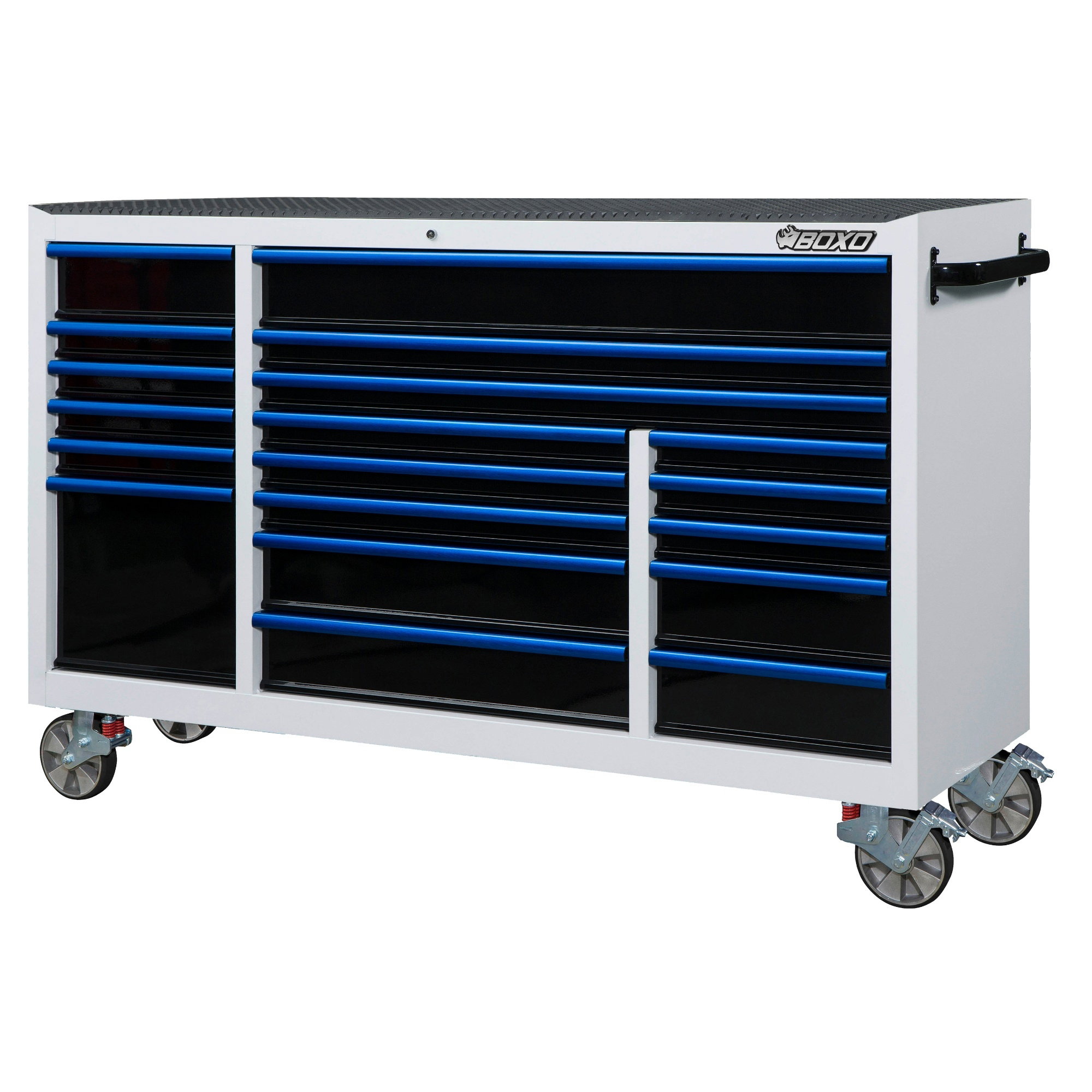 72 Inch Roll Cabinet White