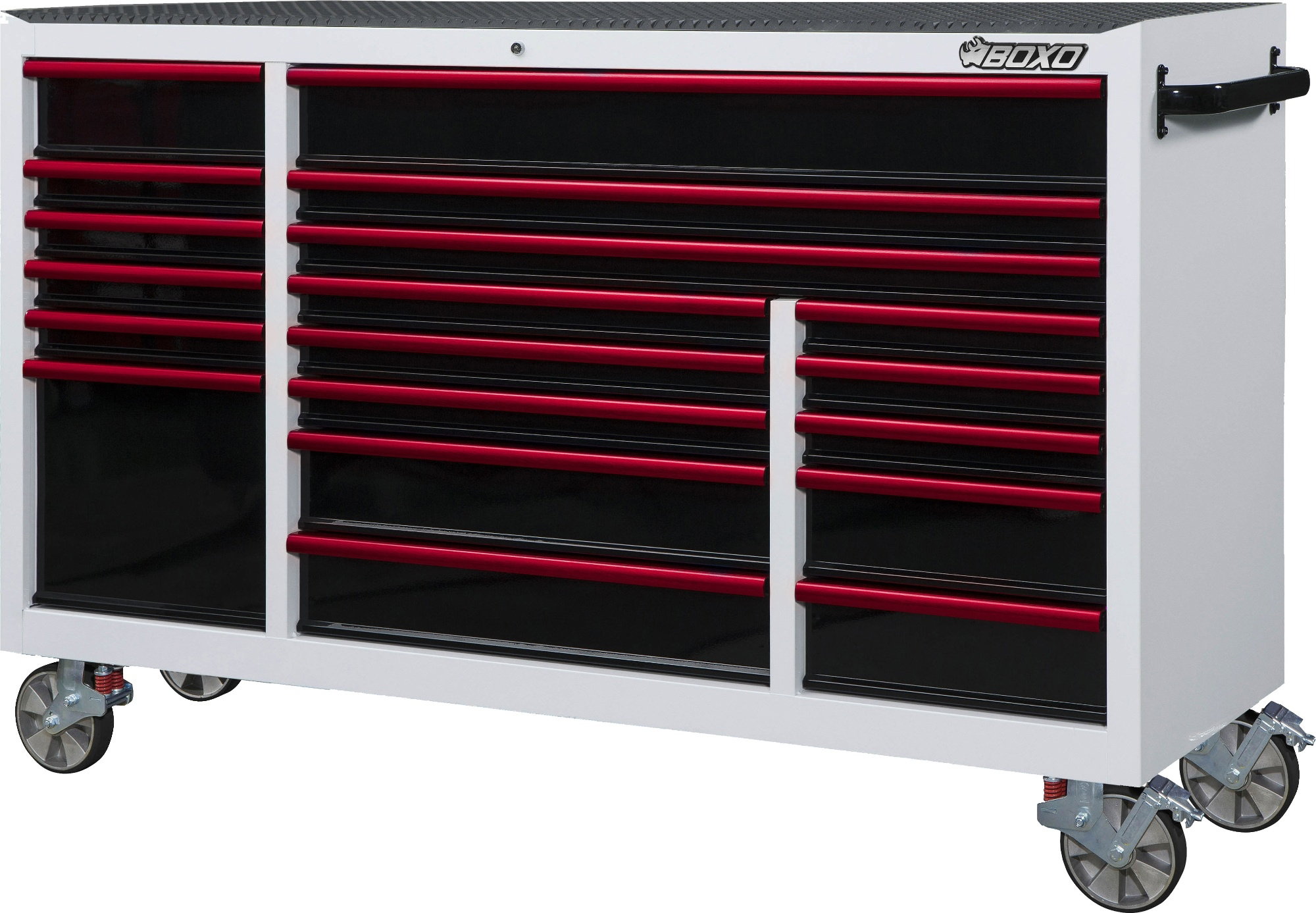 72 Inch Roll Cabinet White - Image 2