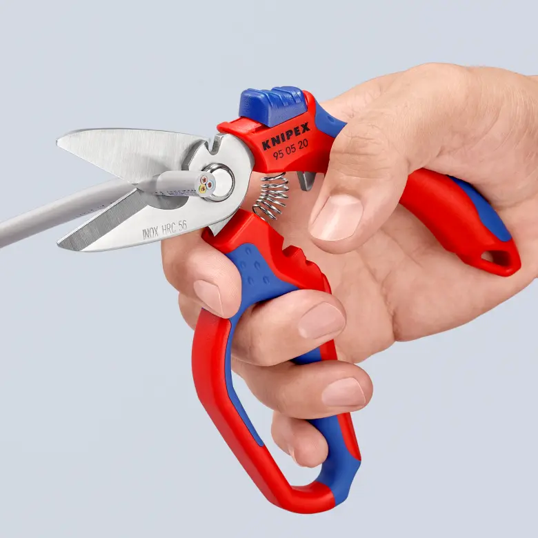 Knipex Angled Electricians Scissors - Image 3