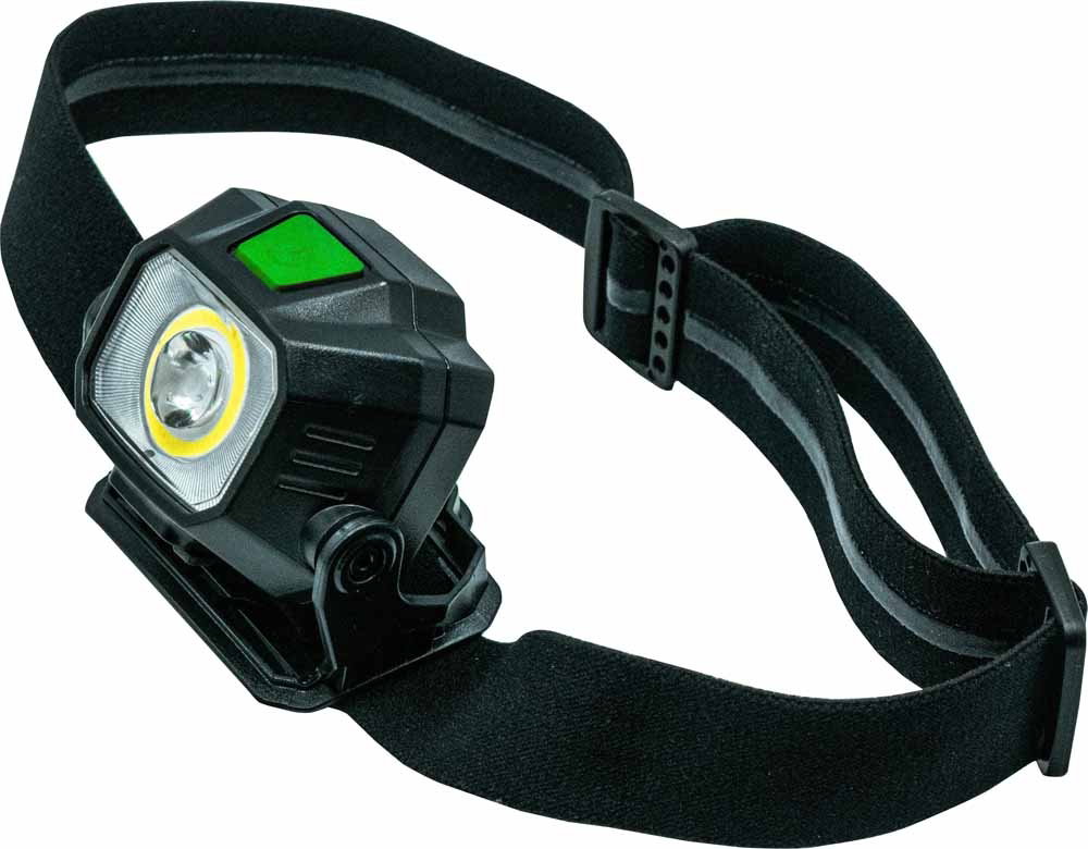 BOXO 400 Lm Wireless Rechargeable Head Torch - Green - Image 3