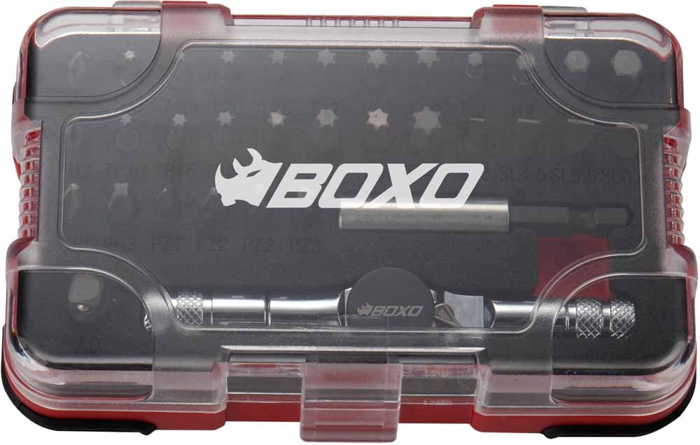 33Pc 1/4" Dr Socket Set With T Handle + Bit Holder - Image 2