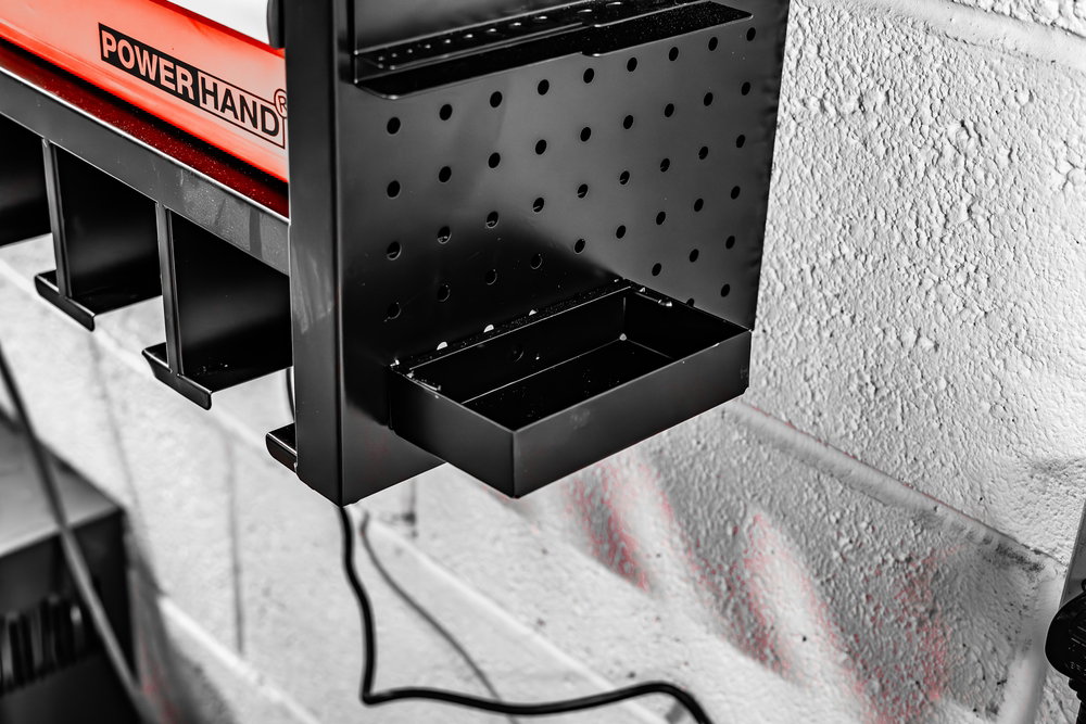 Powertool Storage Rack single drawer w/ Power Bank + USB - Image 2