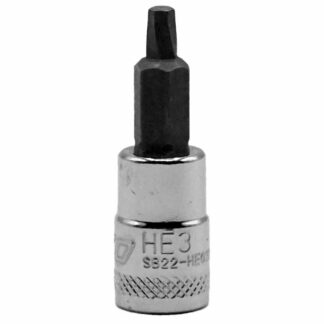 Boxo 1/4" Dr. Hex Extractor Bit Socket H3 For BX676-R2