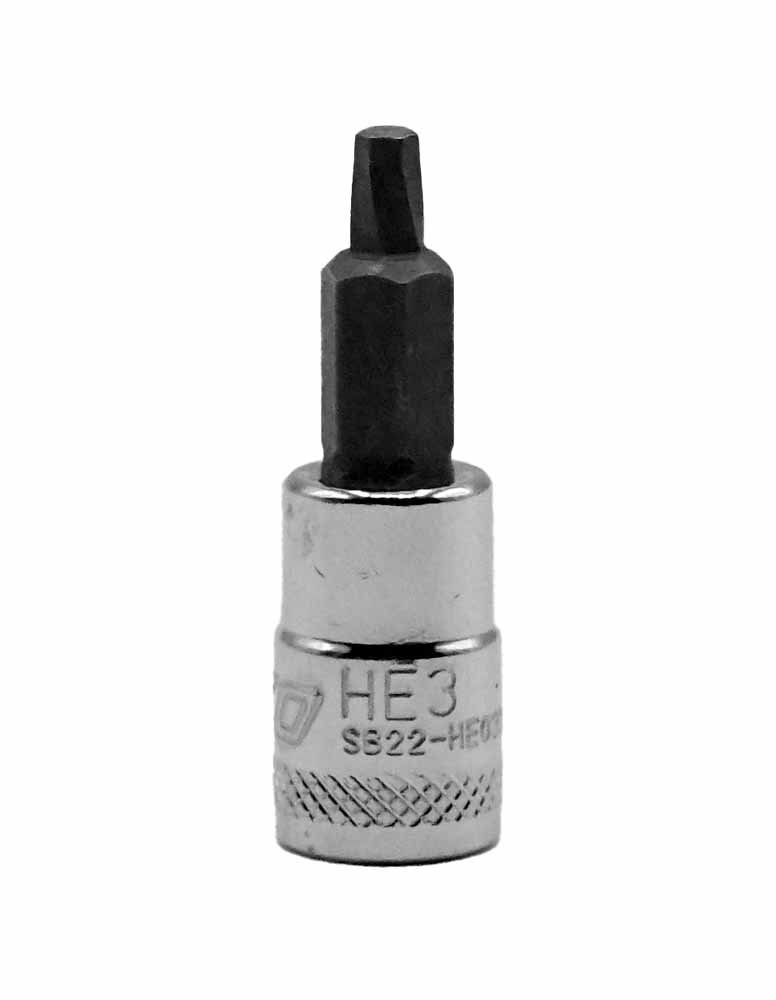 Boxo 1/4" Dr. Hex Extractor Bit Socket H3 For BX676-R2