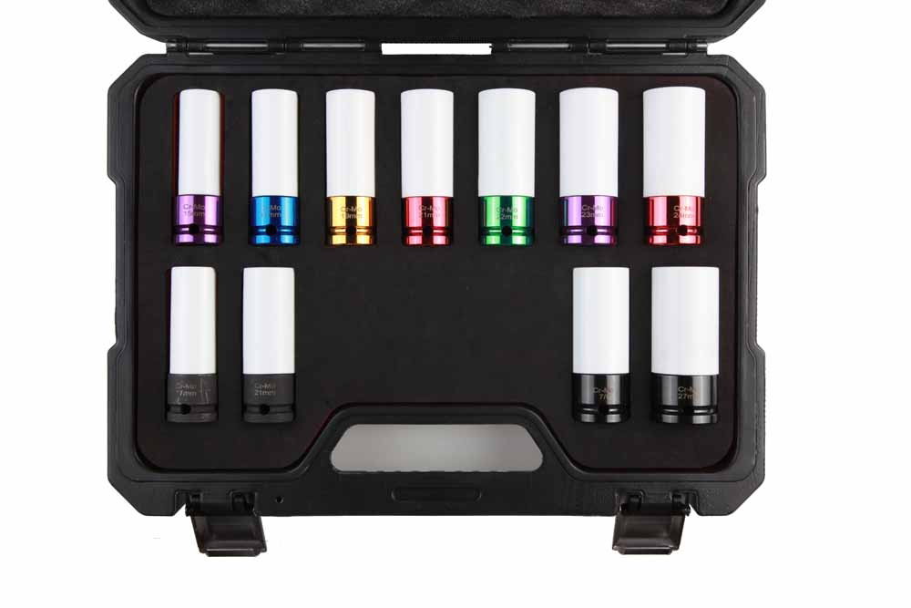 Powerhand 11 Pc 1/2" Master Alloy Wheel Socket Set