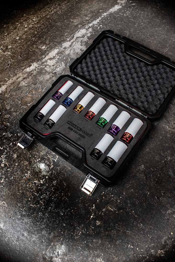 Powerhand 11 Pc 1/2" Master Alloy Wheel Socket Set - Image 4