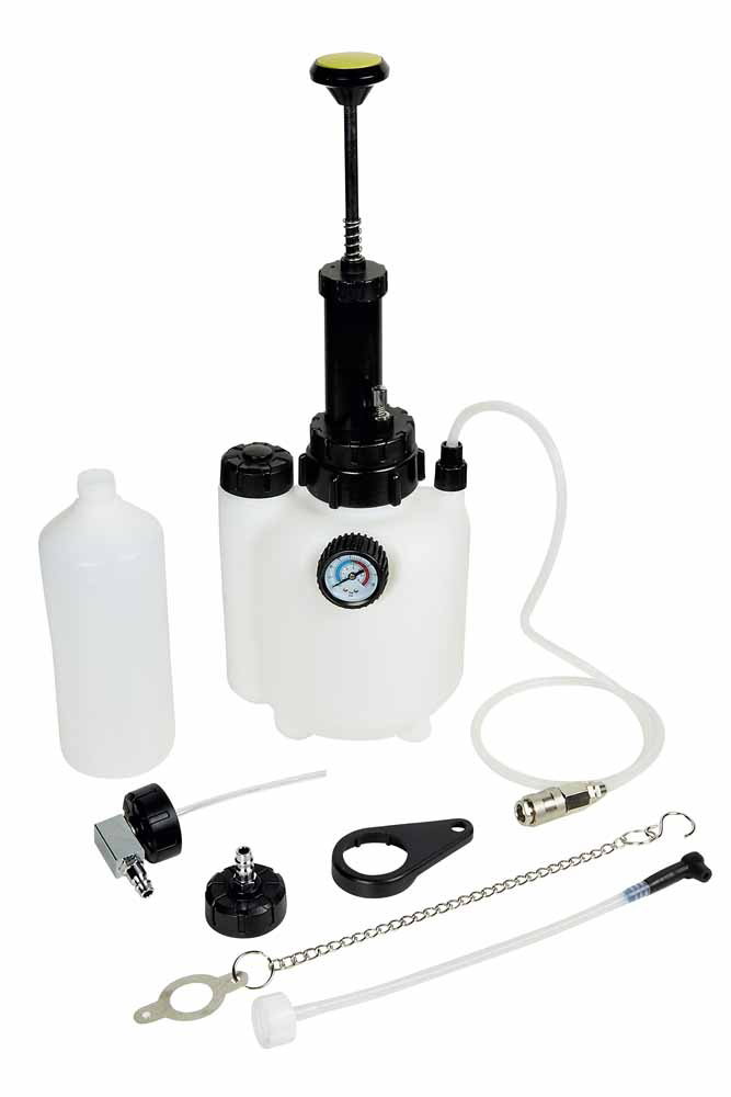 Powerhand 3L Brake Fluid Bleeder with 1L Waste Bottle