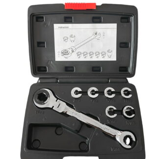 7 Pc 72T Ratchet Flare Nut Wrench
