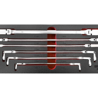 Powerhand 6pc XL Flexible Ratchet Wrench Set