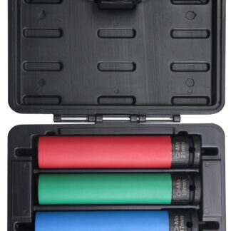 3 Pcs 1/2" Drive Extra Long Wheel Nut Socket Set
