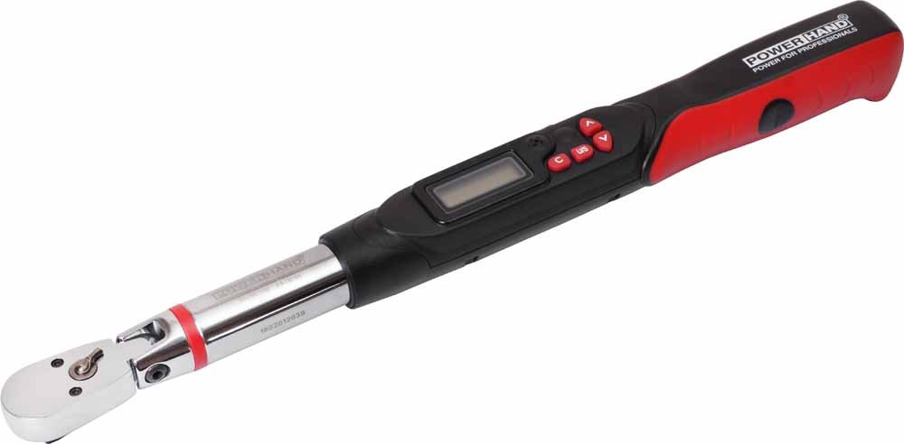 3/8" Flex Digital Torque Wrench 27-135Nm 15° Flexi Head - Image 2
