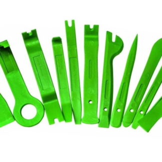 11 Pc Trim Removal Tool Set High Vis Green