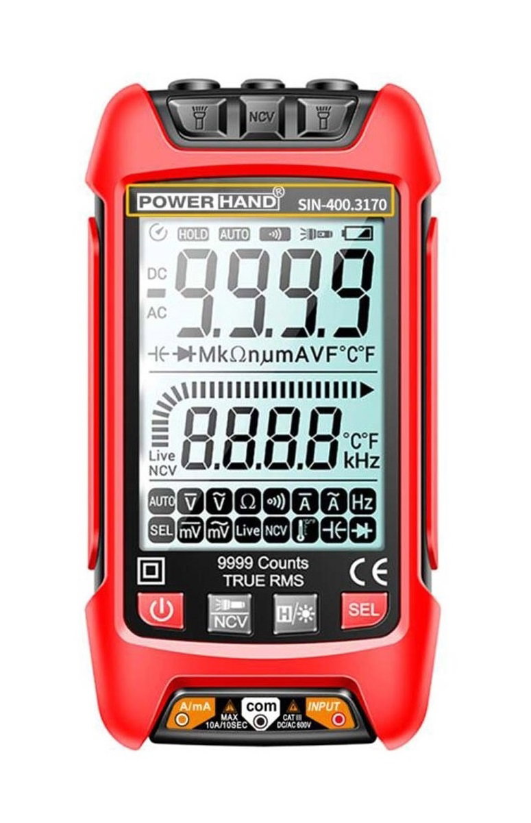 Digital Auto Range Smart Multimeter 1000V With NCV