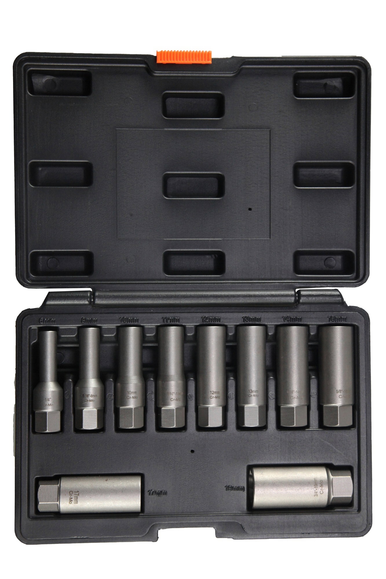 10-Piece Spiral Type Deep Bolt Extractor Set