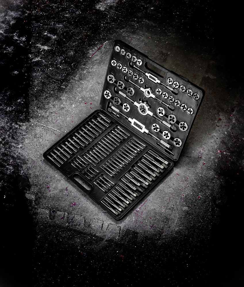 110Pc Tap & Die Set Metric M2-M18 - Image 2