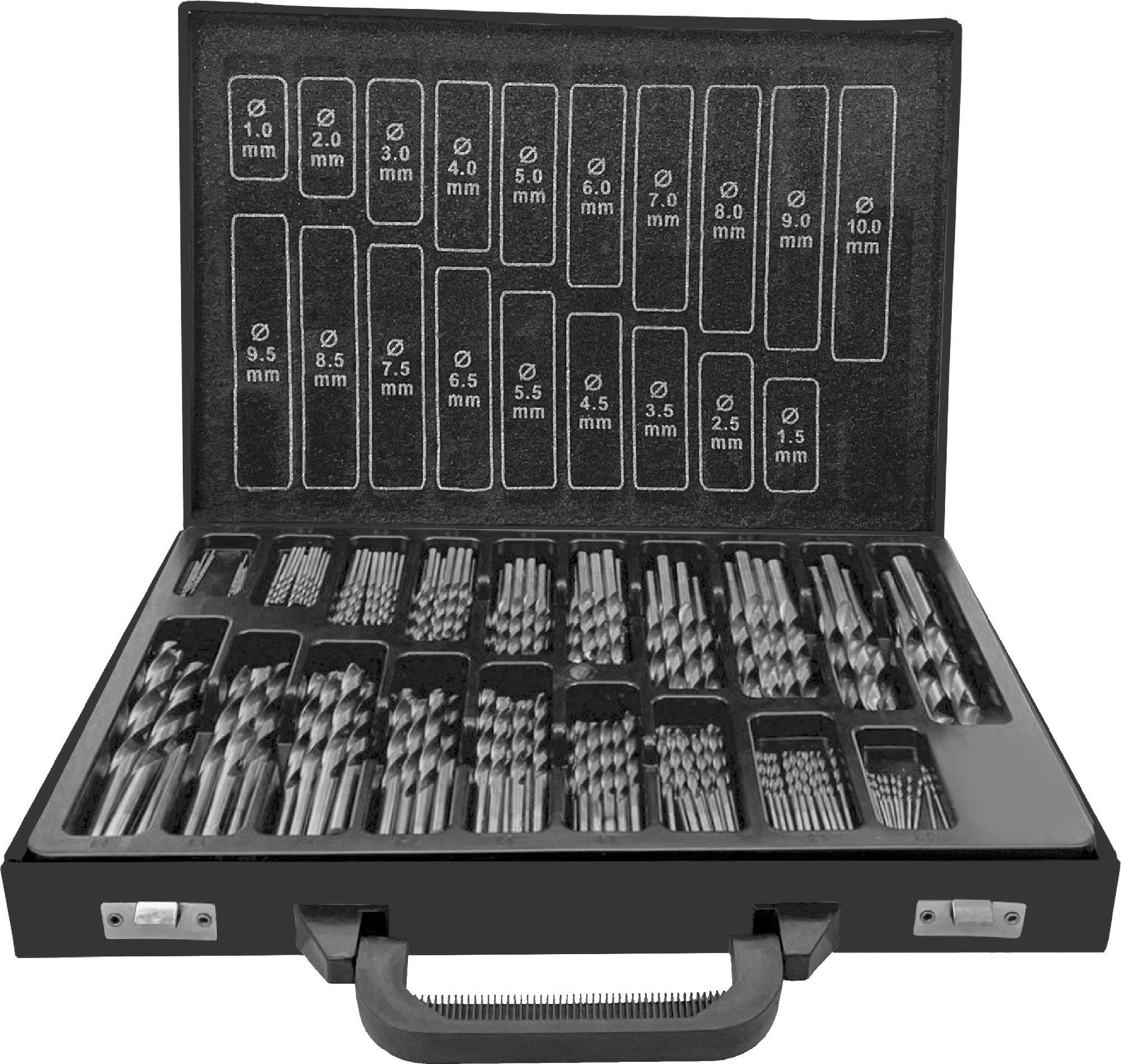 Powerhand 170pcs Drill Bit Box Set - HSS