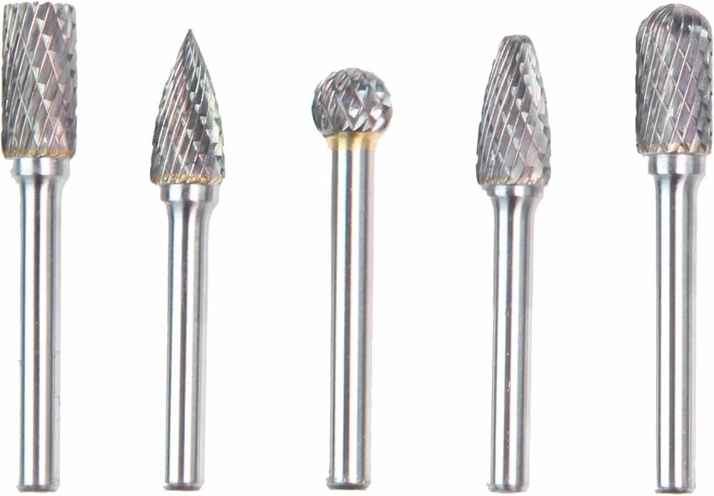 Powerhand Burr set - 6mm shank dia, 65mm length