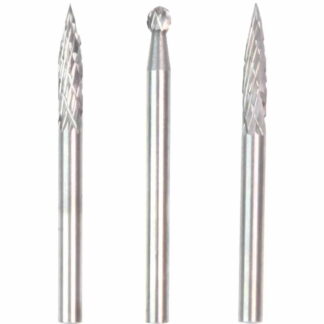 Powerhand Burr Set - 3mm shank dia, 38mm length