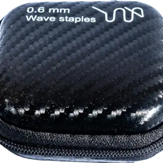 0.6mm wave staples x 100pcs bag