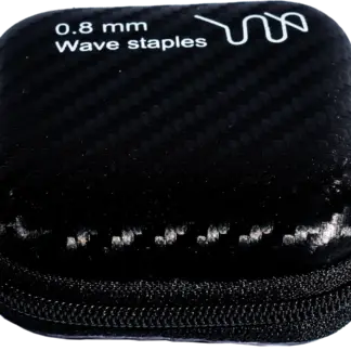 0.8mm wave staples x 100pcs bag