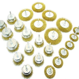 Powerhand 24PC Wire Wheel and Cup Brush Kit