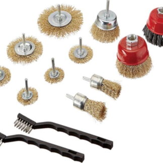 Powerhand 13PC Wire Wheel & Cup Brush