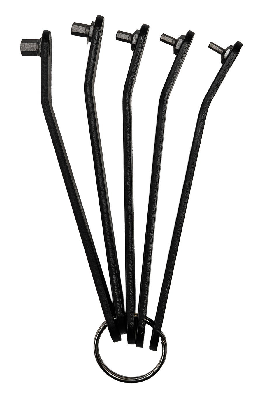 Powerhand 5Pc Ultra Low Profile Offset Hex Set