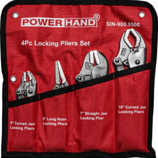Powerhand 4Pc Locking Pliers Set