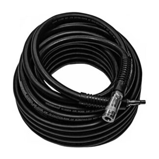 3/8" Rubber Air Hose 15m With Uk Fittings