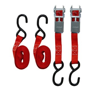2 Pc Ratchet Strap Set 25mm x 4.5m
