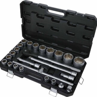 Powerhand 3/4" Chrome Socket Set 25PC 6PT 19 to 65mm