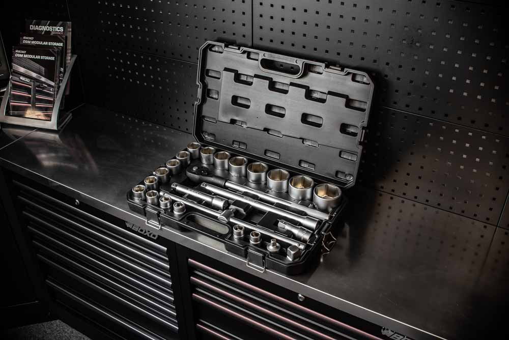 Powerhand 3/4" Chrome Socket Set 25PC 6PT 19 to 65mm - Image 2