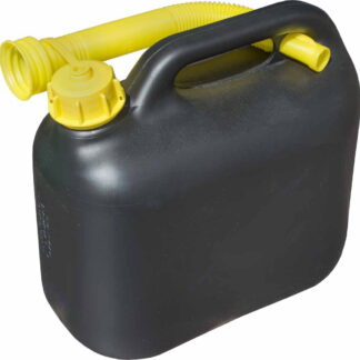 5 Litre Black Plastic Fuel Can