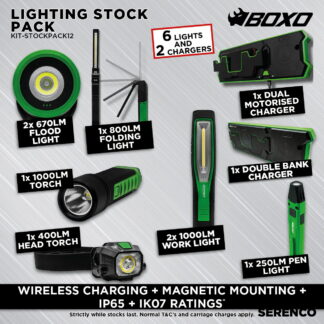 KIT-STOCKPACK12 - Boxo Lighting Stock Pack
