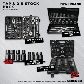 KIT-STOCKPACK15 - Powerhand Tap & Die Stock Pack